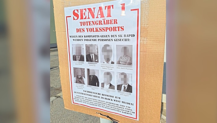 Vergangene Woche waren „Fahndungsplakate“ mit den Namen und Fotos der acht Mitglieder des ...