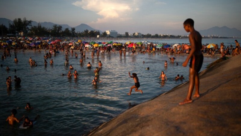 In Brasilien herrschten am Wochenende extrem hohe Temperaturen. (Bild: AFP)