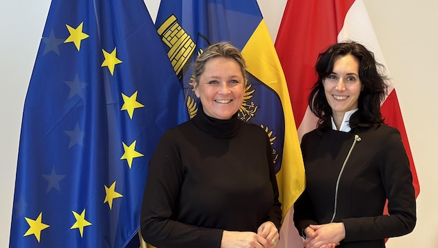 Provincial Councillor Susanne Rosenkranz (left) and MAG Managing Director Claire-Sophie Mörsen (Bild: Büro LR Rosenkranz)