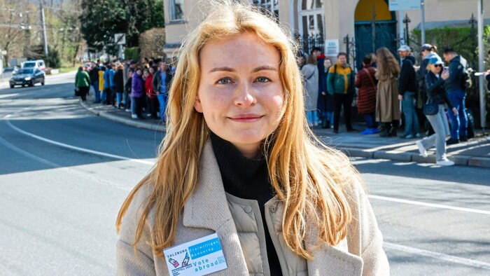 Die gebürtige Russin Natalia Korotkova war für den Verein „Vote Abroad“ im Einsatz