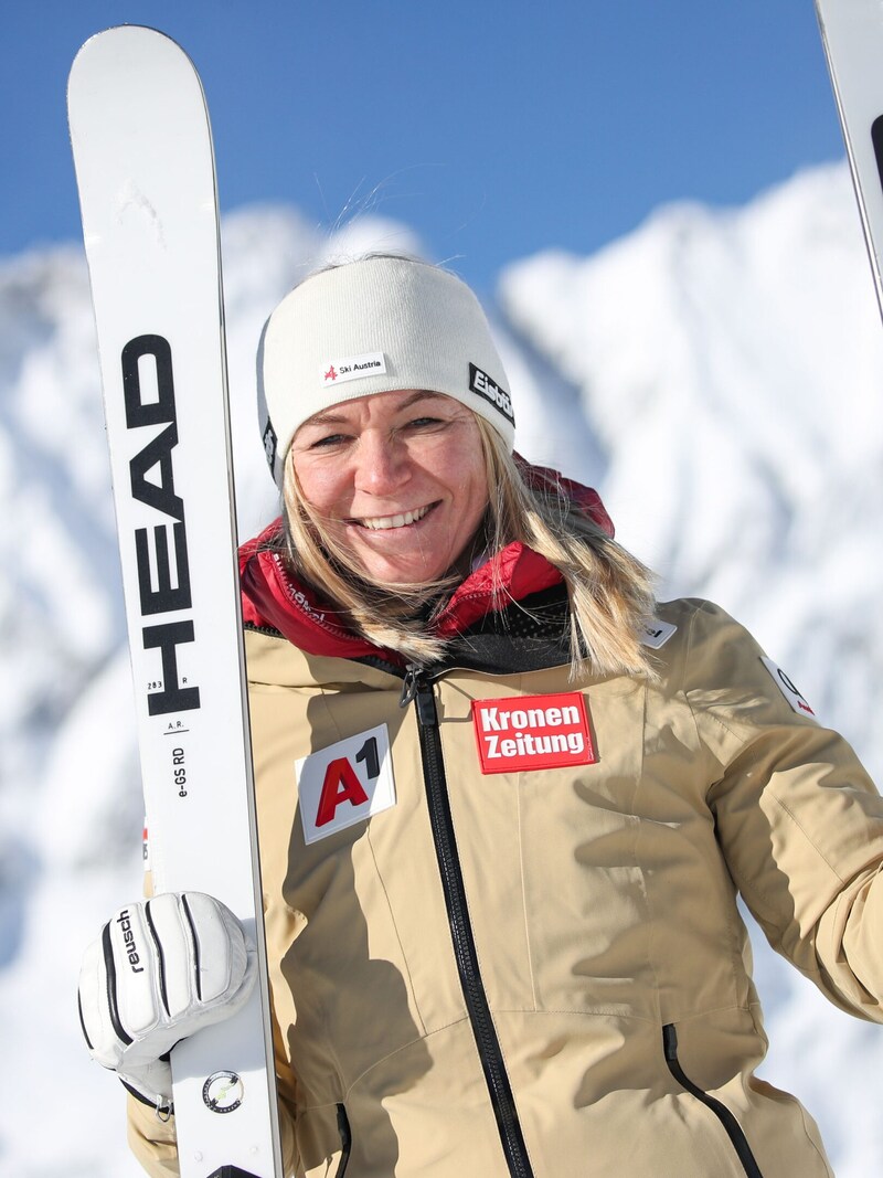 Ariane Rädler geht in der Abfahrt auf Titeljagd (Bild: GEPA pictures)