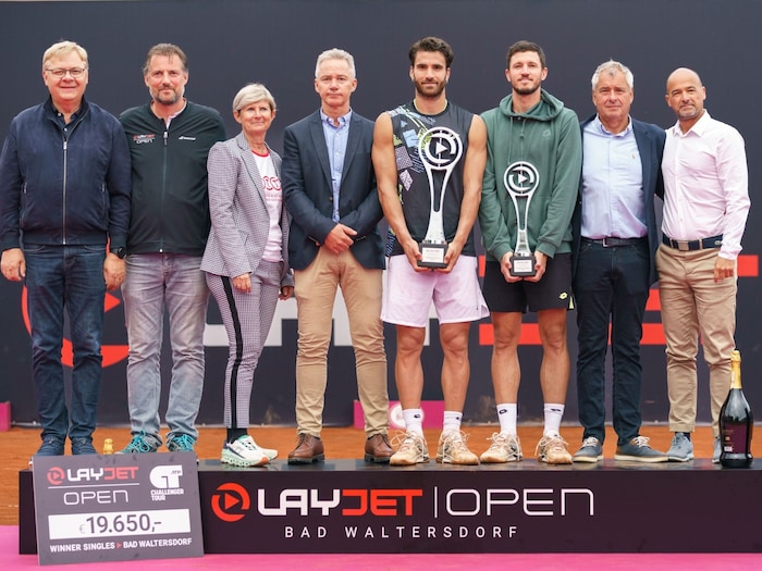 Bei den Layjet-Open 2023 in Bad Waltersdorf triumphierte Andrea Pellegrino im Finale gegen ...