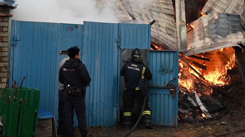 Feuerwehr im Einsatz (Bild: AFP)