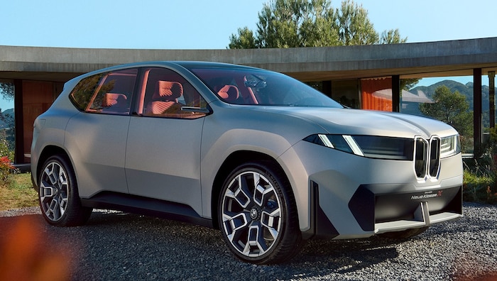 The concept car of the upcoming BMW iX3