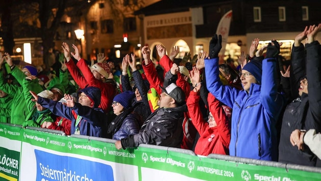 One of the two closing ceremonies of the Games was held in Schladming on Monday evening. (Bild: GEPA pictures/ Harald Steiner)