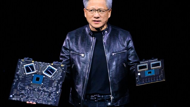 Nvidia-CEO Jensen Huang (Bild: AFP)