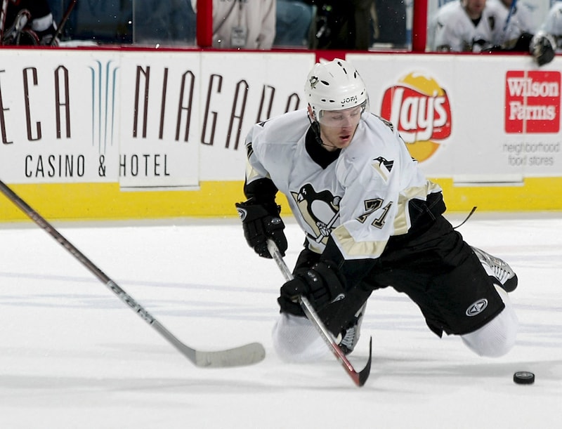 Koltsov im Einsatz für die Pittsburgh Penguins. (Bild: Rick Stewart / Getty Images North America / AFP)