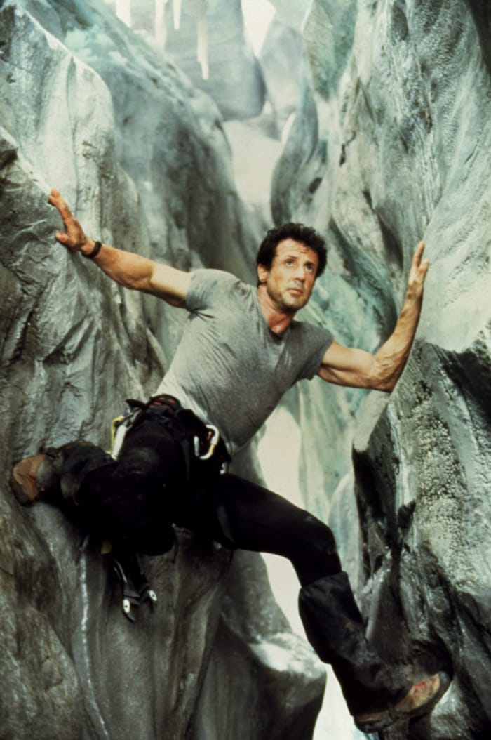Sylvester Stallone in „Cliffhanger“.