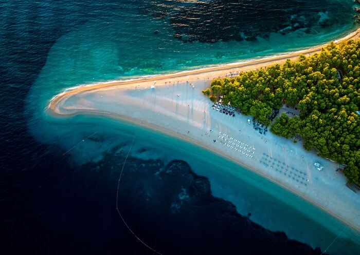 Zlatni Rat on the island of Brač