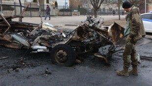 Die russische Stadt Belgorod wird immer mehr zum Kriegsschauplatz. Der Kreml will nun handeln. (Bild: APA/AFP/STRINGER)