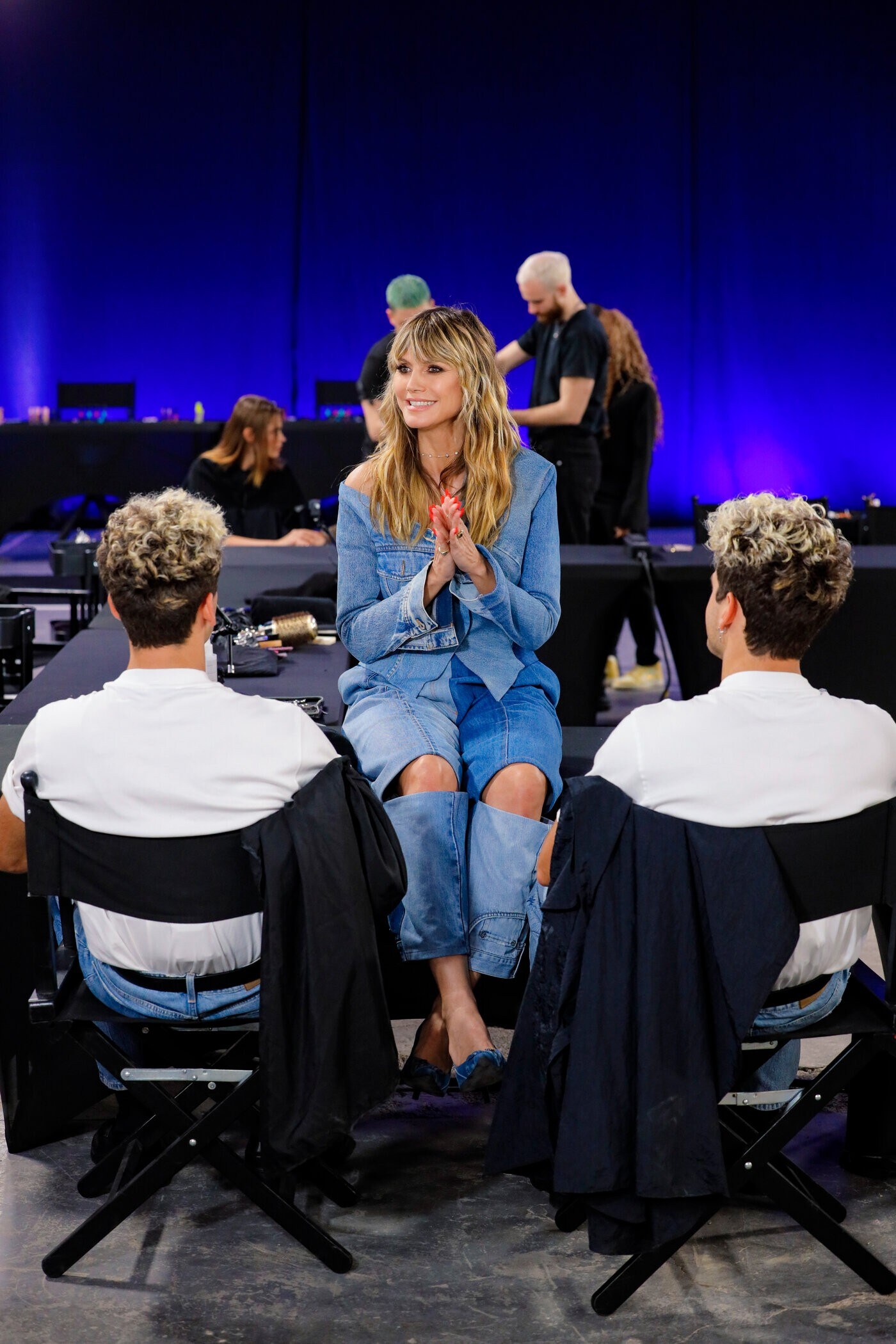 Actuellement, le risque de confusion est de 100 pour cent chez les jumeaux Luka et Julian. Lors du relooking, cela devrait changer. (Bild: ProSieben)