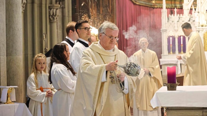 Abbot Gerhard Hafner celebrated the festive mass.