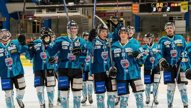 Österreichischer Meister ohne Pokal: Die U20 der OÖ Eishockey-Akademie (Bild: Aka OÖ)