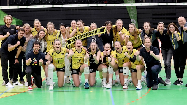 Die Steelvolleys Linz/Steg (Bild: GEPA)