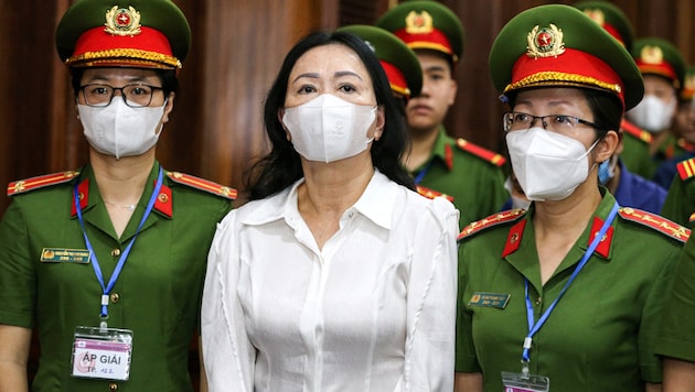 Truong My Lan ante el tribunal: podría ser condenada a la pena de muerte. (Bild: AFP)