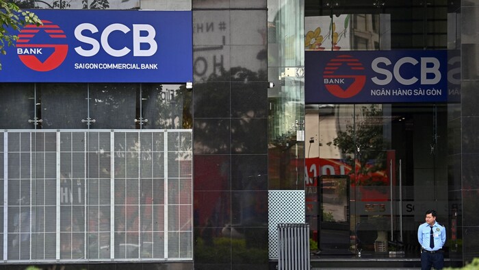 The headquarters of the Saigon Commercial Bank