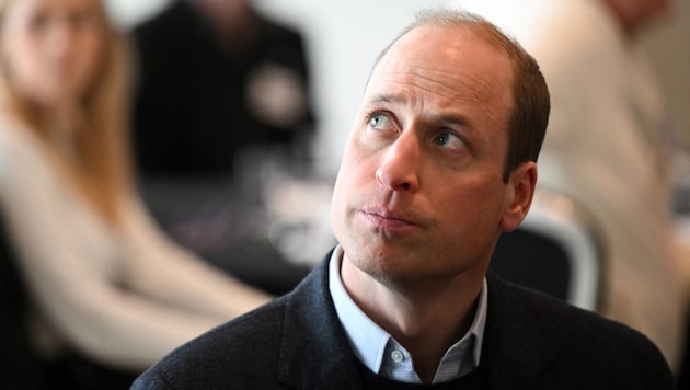 Prens William'ın omuzlarında şu anda pek çok endişe var. (Bild: APA/AFP/POOL/Oli SCARFF)