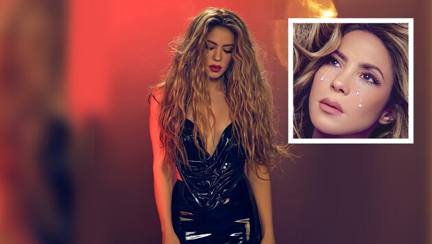 Die Trennung wirkt lange nach: Auf ihrem neuen Album scheint sich Latin-Star Shakira jetzt aber endlich von der Trauer gelöst zu haben. (Bild: Epic International (2), Krone KREATIV)