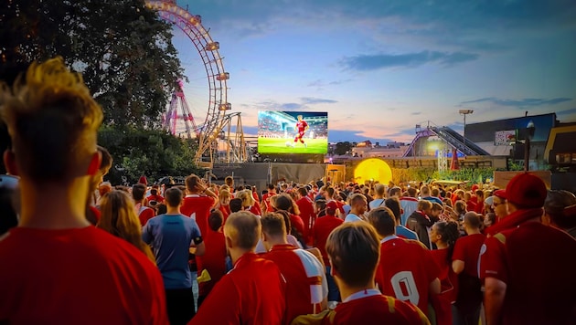 Thousands of fans can look forward to public viewing in the Vienna Prater. (Bild: leisure)