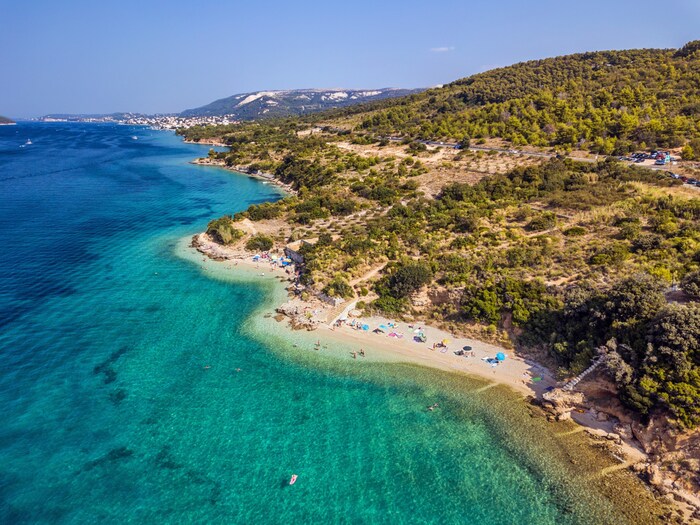 Pudarica beach on the island of Rab