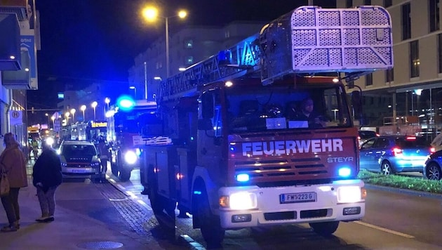 On Wednesday evening, the Graz fire department had to respond to Eggenberg several times. (Bild: Berufsfeuerwehr Graz)