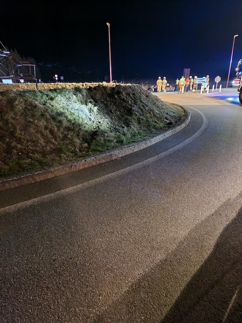 An dieser Stelle kam es in St. Michael zum Unfall. (Bild: Landesfeuerwehrverband Salzburg)