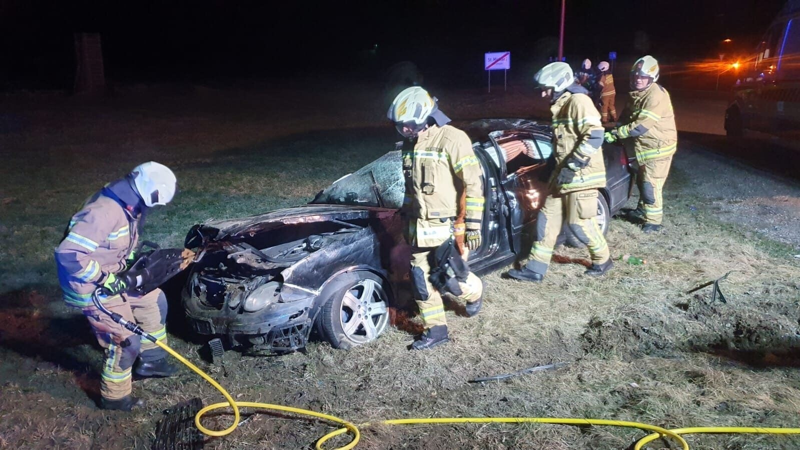 Les pompiers sont rapidement arrivés sur place. (Bild: Landesfeuerwehrverband Salzburg)