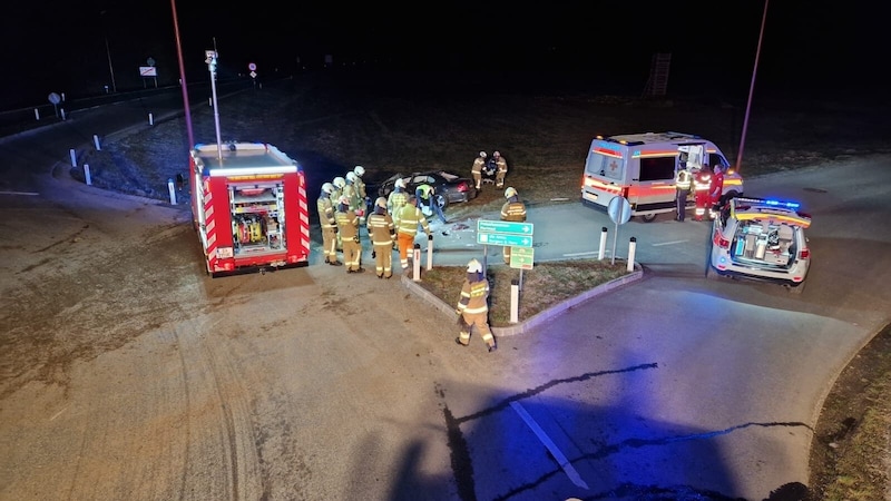 Die Floriani rückten mit drei Fahrzeugen aus. (Bild: Landesfeuerwehrverband Salzburg)