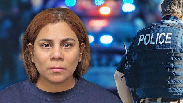 Kristel Candelario doit être emprisonnée à vie. (Bild: Cuyahoga County Sheriff‘s Department, Aldeca Productions/stock.adobe.com Krone KREATIV,)