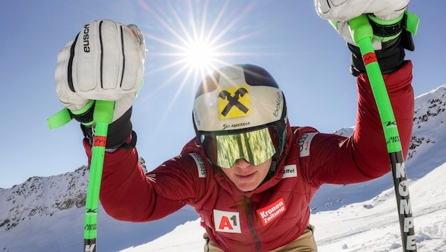 Magdalena Egger is already looking ahead to the super-G on Friday. (Bild: GEPA pictures)