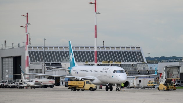 Am 30. März hebt die Air Dolomiti zum vorerst letzten Mal in Linz ab. (Bild: Markus Wenzel)