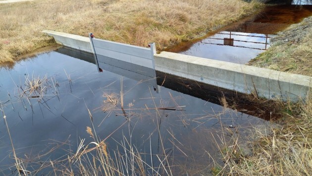 Barrage with closed dam bar system (Bild: Büro LR Dorner)