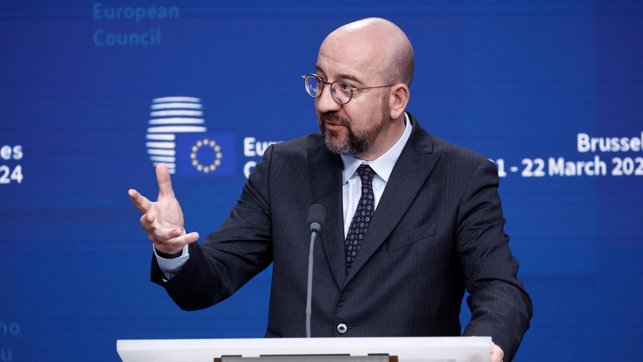 EU Council President Charles Michel (Bild: AFP)