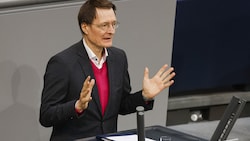 Deutschlands Gesundheitsminister Karl Lauterbach (SPD) (Bild: AFP)