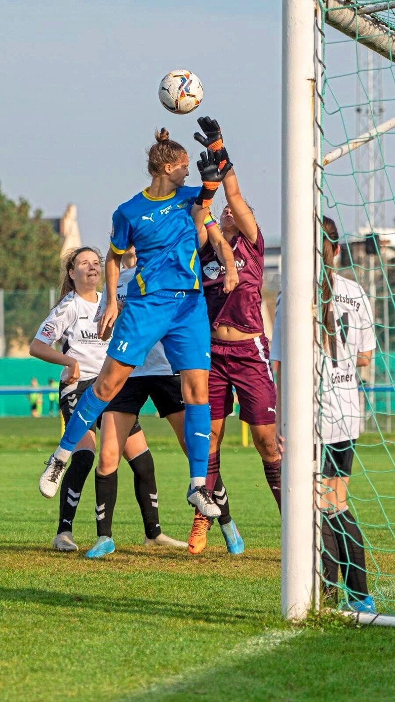 Lisa-Marie Zmek spielte 2023 noch für Landhaus. (Bild: frauenfußball_at)