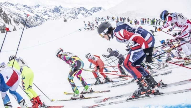 St. Anton: Zum Saisonfinale ist beim „Weißen Rausch“ nochmals Mut gefragt (Bild: Patrick Säly)