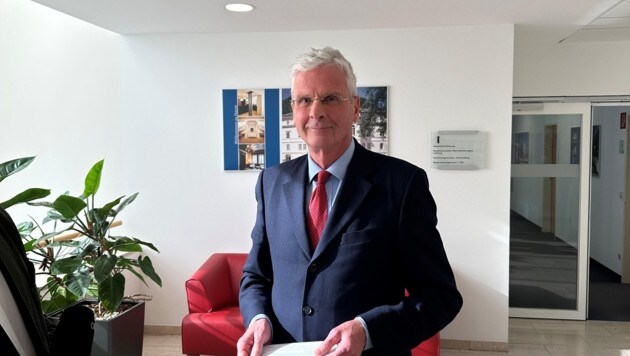 Now also history at Gswb: Supervisory Board Chairman Lukas Wolff. (Bild: Valentin Snoe)