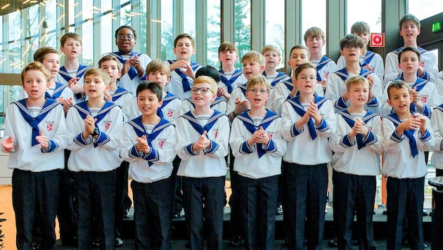 The St. Florian Boys' Choir thrilled audiences at the Brucknerhaus in Linz (Bild: Einöder Horst)