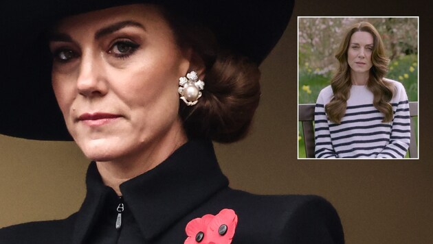 Prenses Kate kanser hastası. Şu anda kemoterapi görüyor. (Bild: AFP, Twitter.com/KensingtonRoyal)