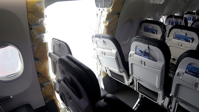 Bei der Maschine der Fluggesellschaft Alaska Airlines war am 5. Jänner kurz nach dem Start in ...