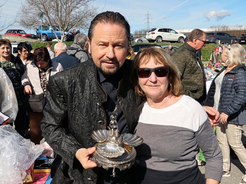 Wolfgang Pauritsch mit Mama Maria (Bild: Christian Jauschowetz)