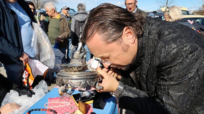 Pauritsch bei der Arbeit