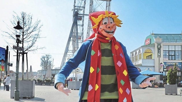 The "Prater Wurstel" is to help with the renaming. (Bild: Martin Jöchl)