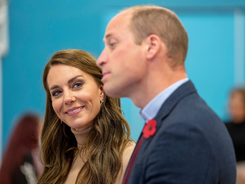 Prinz William ist Prinzessin Kates „Quelle der Zuversicht“.  (Bild: APA/Charlotte Graham/Pool via AP)