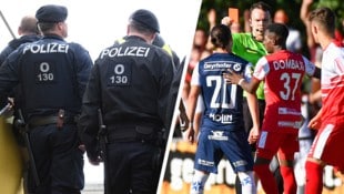 Brutale Attacken im Fußball sind kein regionales bzw. nationales Phänomen. (Bild: Krone KREATIV, Johanna Schlosser, Harald Dostal)