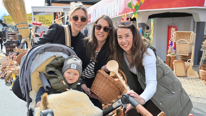 Mara, Nicole, Tamara und der kleine Leo hatten natürlich auch ihren großen Spaß. (Bild: EVELYN HRONEK)