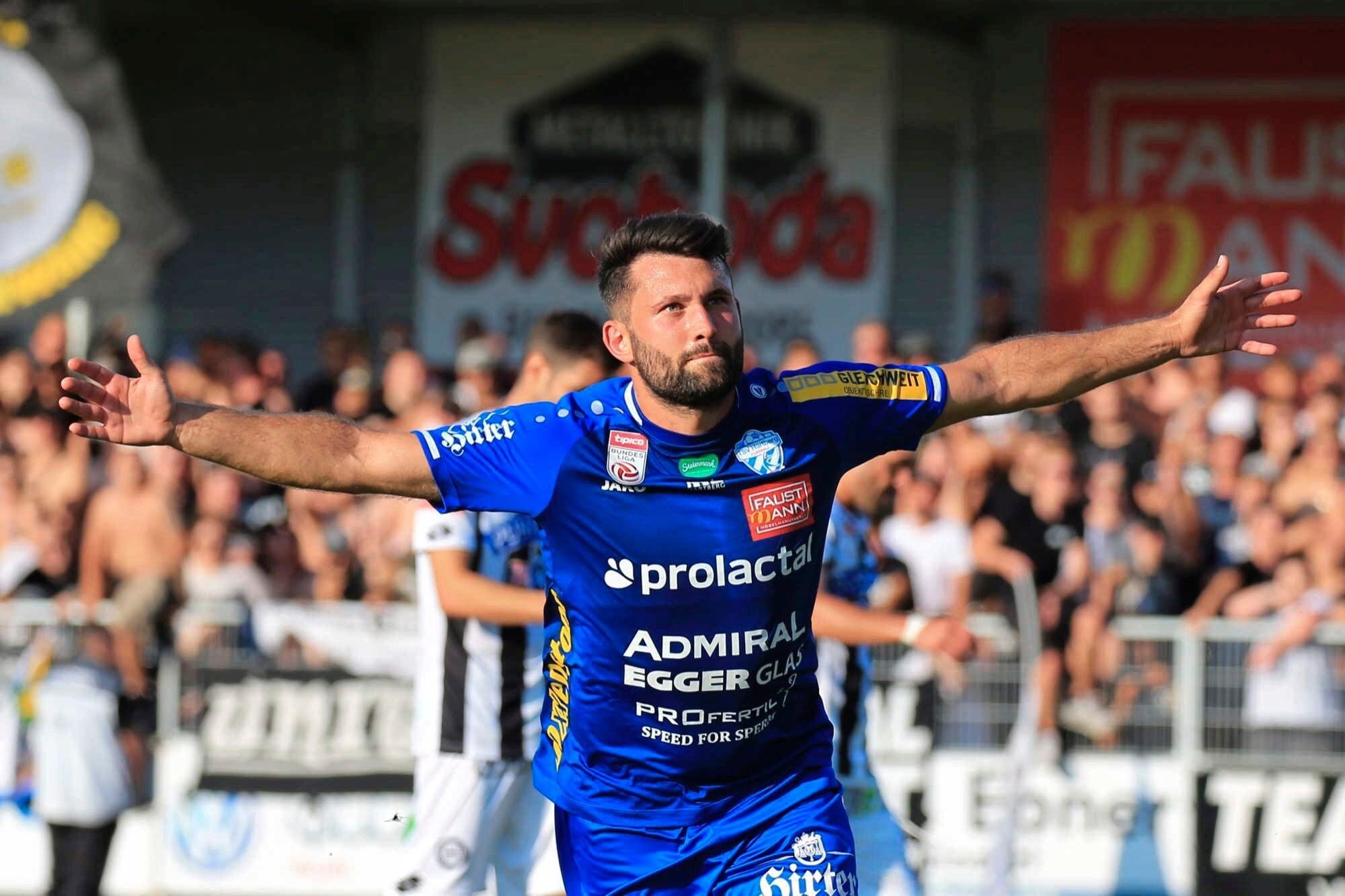 At Hartberg, Tadic often had reason to cheer. (Bild: GEPA pictures)