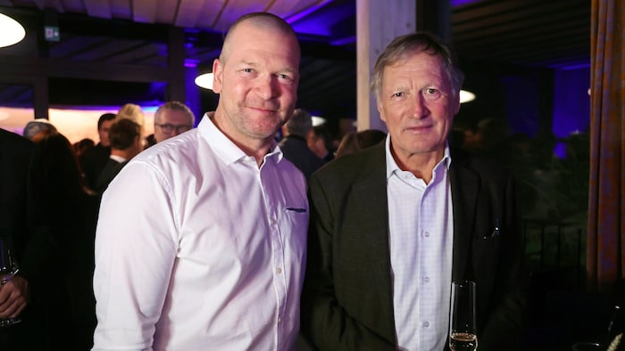 Sportkoordinator Klaus Kröll (l. mit Franz Klammer) zog eine steirische Bilanz mit erfreulichen ...
