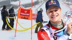 Absage in Saalbach – damit geht die Abfahrtskugel an Marco Odermatt. (Bild: GEPA pictures)