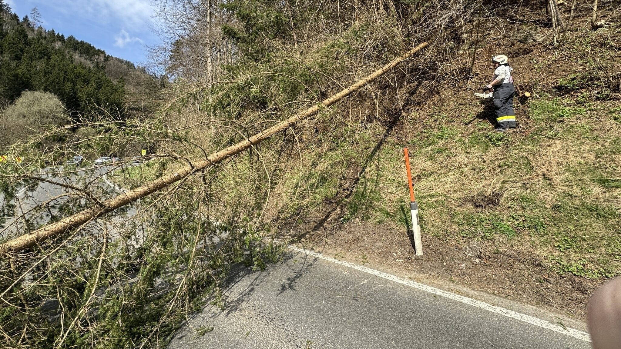 Az időjárás késő délután kezdett megváltozni. (Bild: FF Frantschach-St. Gertraud)
